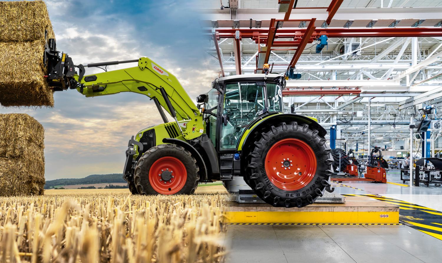 Visite de l&rsquo;usine de tracteurs CLAAS du Mans !